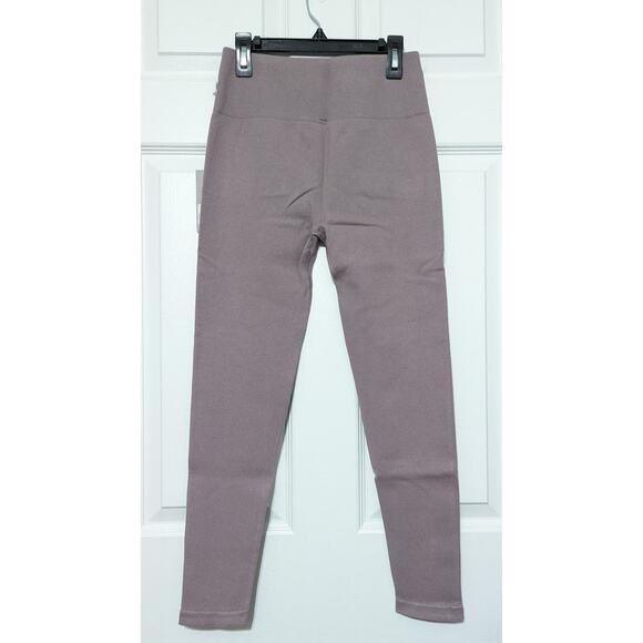 Everlane The Seamless Light Purple Ribbed Leggings Size M/L - Picture 5 of 9